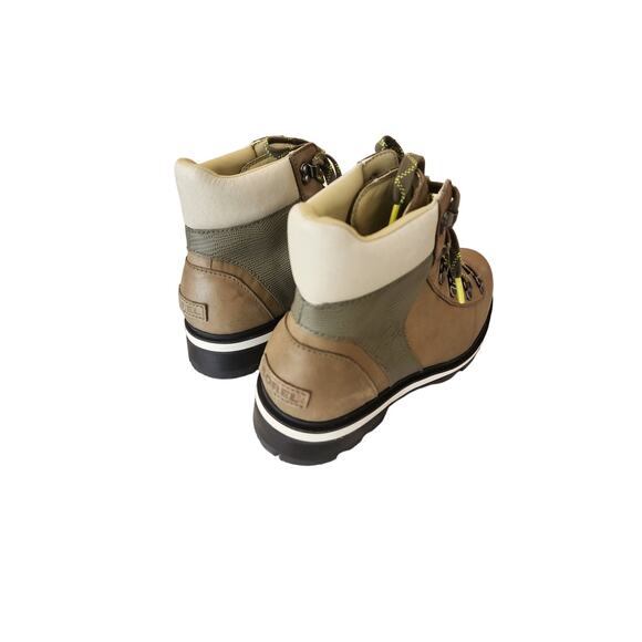 s-l400.jpg Sorel Women\'s Lennox Hiker Waterproof Boot Stone Green Size 12, Rugged & Stylish